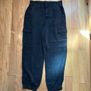 American eagle charcoal paperbag joggers